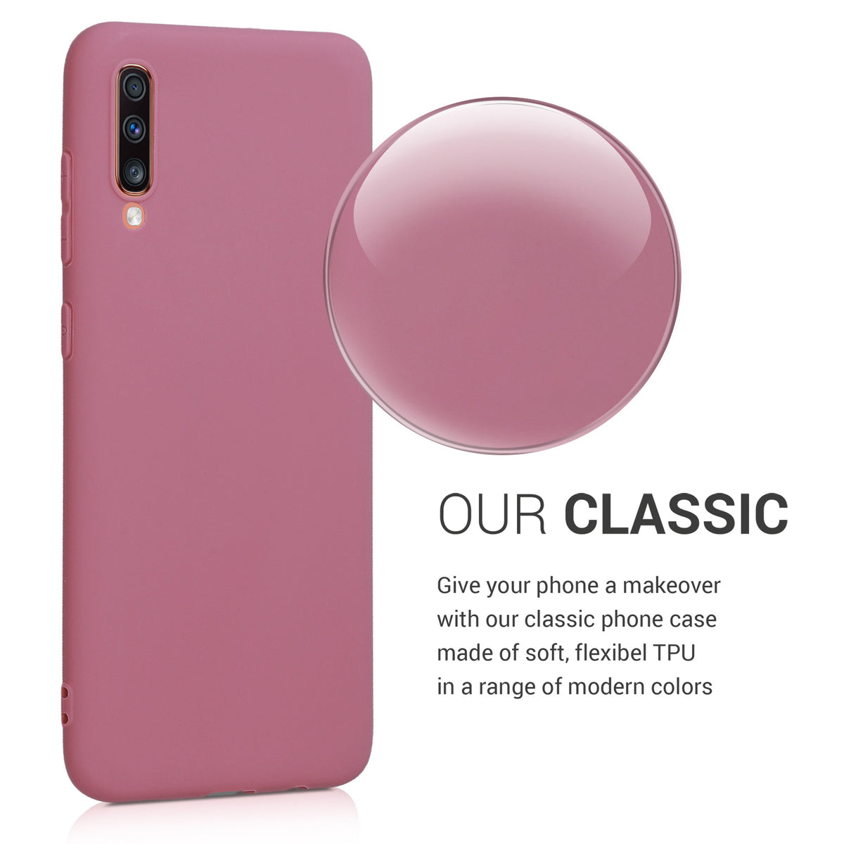 kwmobile Cell Phone Case for Samsung Galaxy A70 Protective Cover