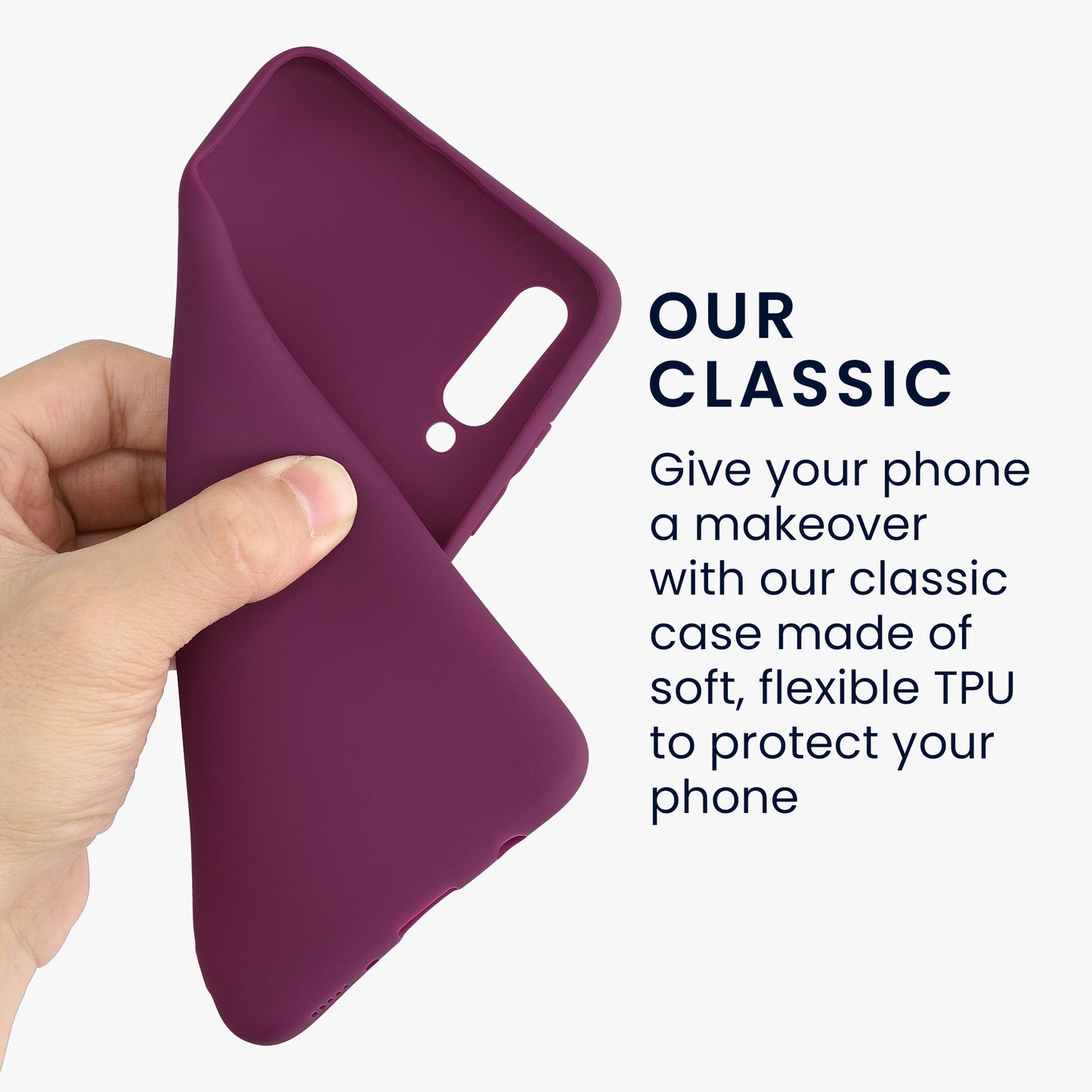 kwmobile Cell Phone Case for Samsung Galaxy A70 Protective Cover