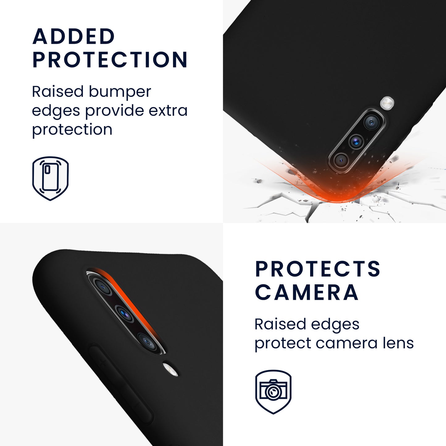 kwmobile Cell Phone Case for Samsung Galaxy A70 Protective Cover