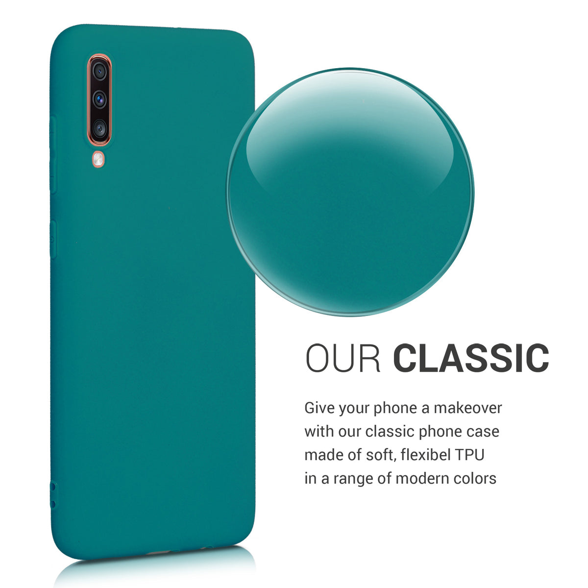 kwmobile Cell Phone Case for Samsung Galaxy A70 Protective Cover