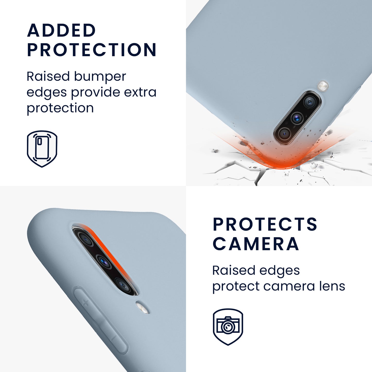 kwmobile Cell Phone Case for Samsung Galaxy A70 Protective Cover