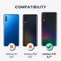 kwmobile Phone Case for Samsung Galaxy A70 Silicone Case Protective Cover