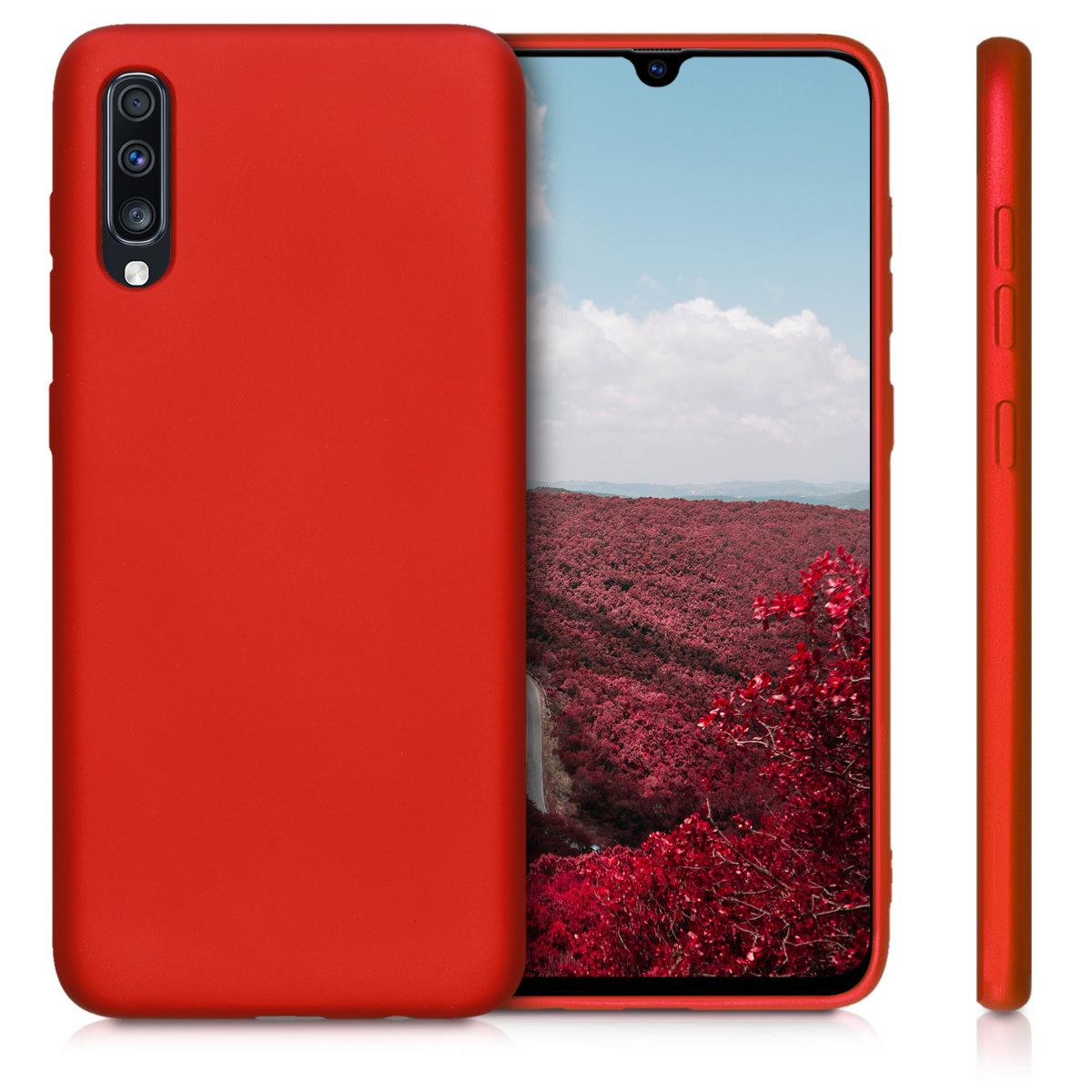 kwmobile Phone Case for Samsung Galaxy A70 Silicone Case Protective Cover