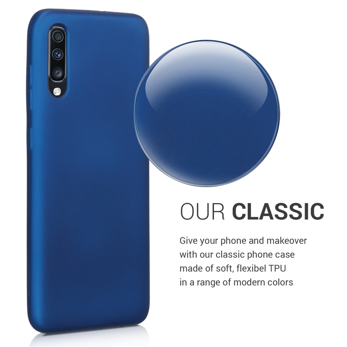 kwmobile Phone Case for Samsung Galaxy A70 Silicone Case Protective Cover