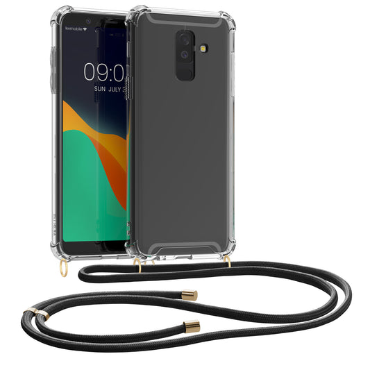 kwmobile Necklace Case compatible with Samsung Galaxy A6+/A6 Plus (2018) Cover