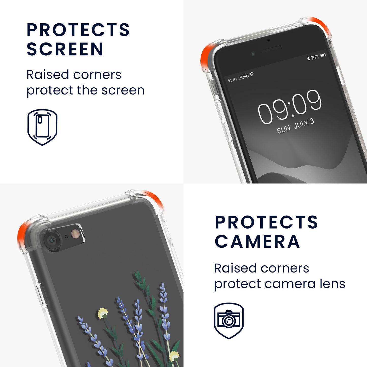 Case compatible with Apple iPhone SE (2022) / iPhone SE (2020) / iPhone 8 / iPhone 7