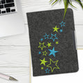 Tolino Vision 1 / 2 / 3 / 4 HD eReader Case Blue and Green Stars