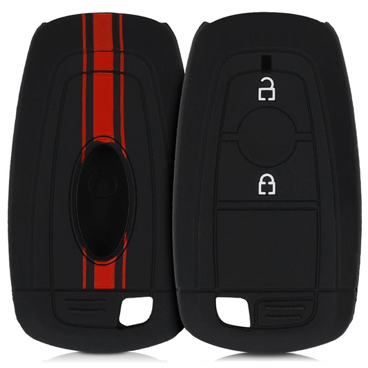 kwmobile Car Key Cover Compatible with Ford 2-Button Car Key Keyless Go Cover