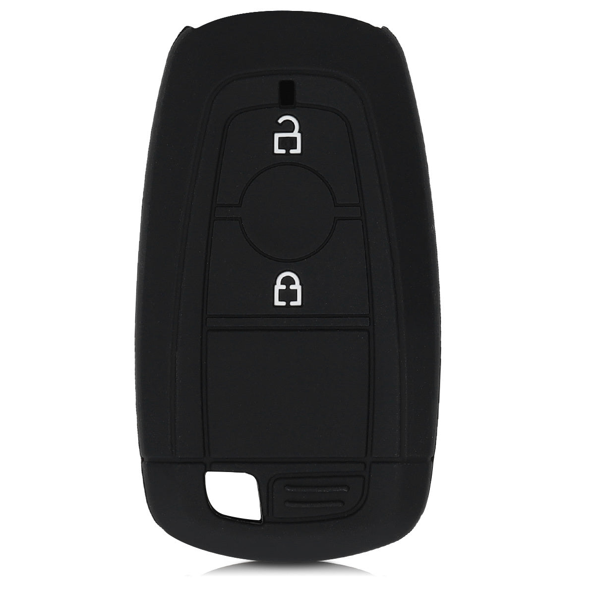 Ford 2-Button Keyless Go Silicone Car Key Cover Red Racing Stripes