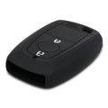 Ford 2-Button Keyless Go Silicone Car Key Cover Red Racing Stripes