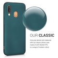 kwmobile Phone Case for Samsung Galaxy A40 - Metallic Shimmering Silicone Case - Protective Cover