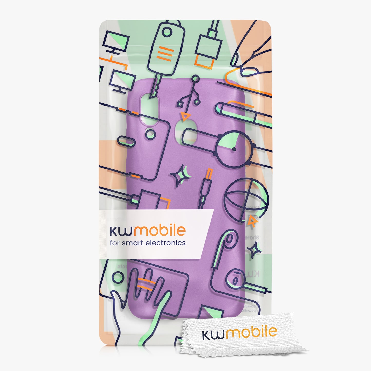 kwmobile Phone Case for Samsung Galaxy A40 - Metallic Shimmering Silicone Case - Protective Cover