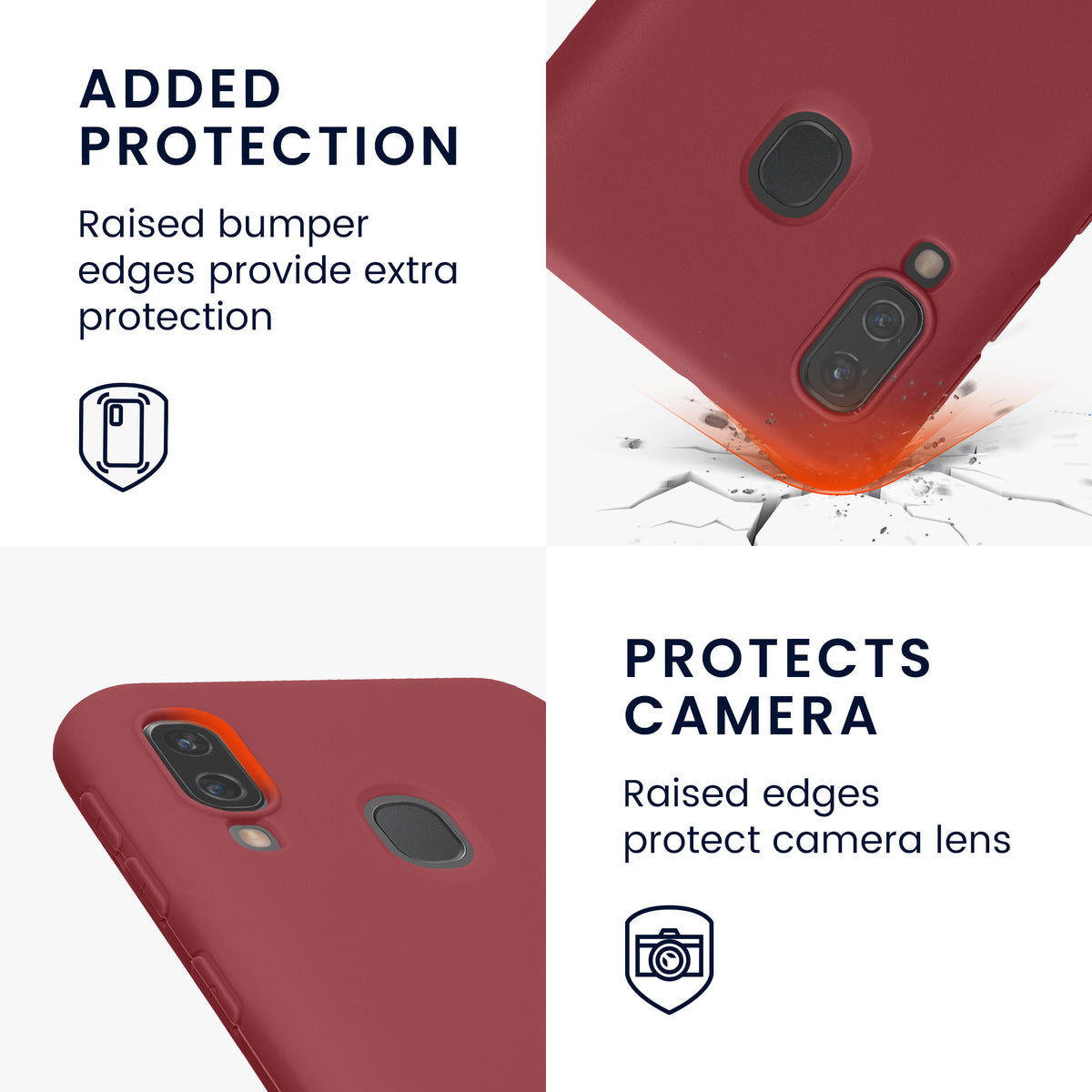 kwmobile Phone Case for Samsung Galaxy A40 - Protective Cover