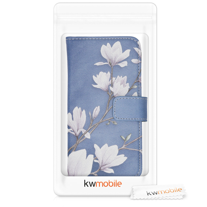 kwmobile Wallet Case compatible with Samsung Galaxy A40 - Cover with Stand and Card Slots
