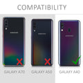 kwmobile Wallet Case compatible with Samsung Galaxy A40 - Cover with Stand and Card Slots
