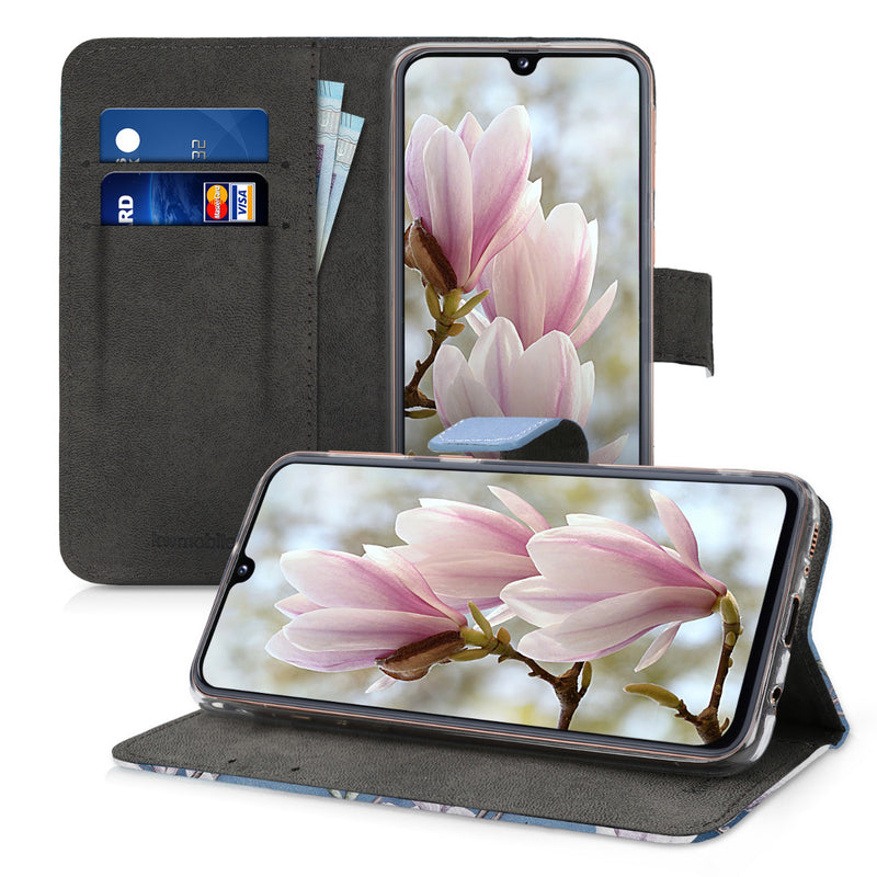 kwmobile Wallet Case compatible with Samsung Galaxy A40 - Cover with Stand and Card Slots