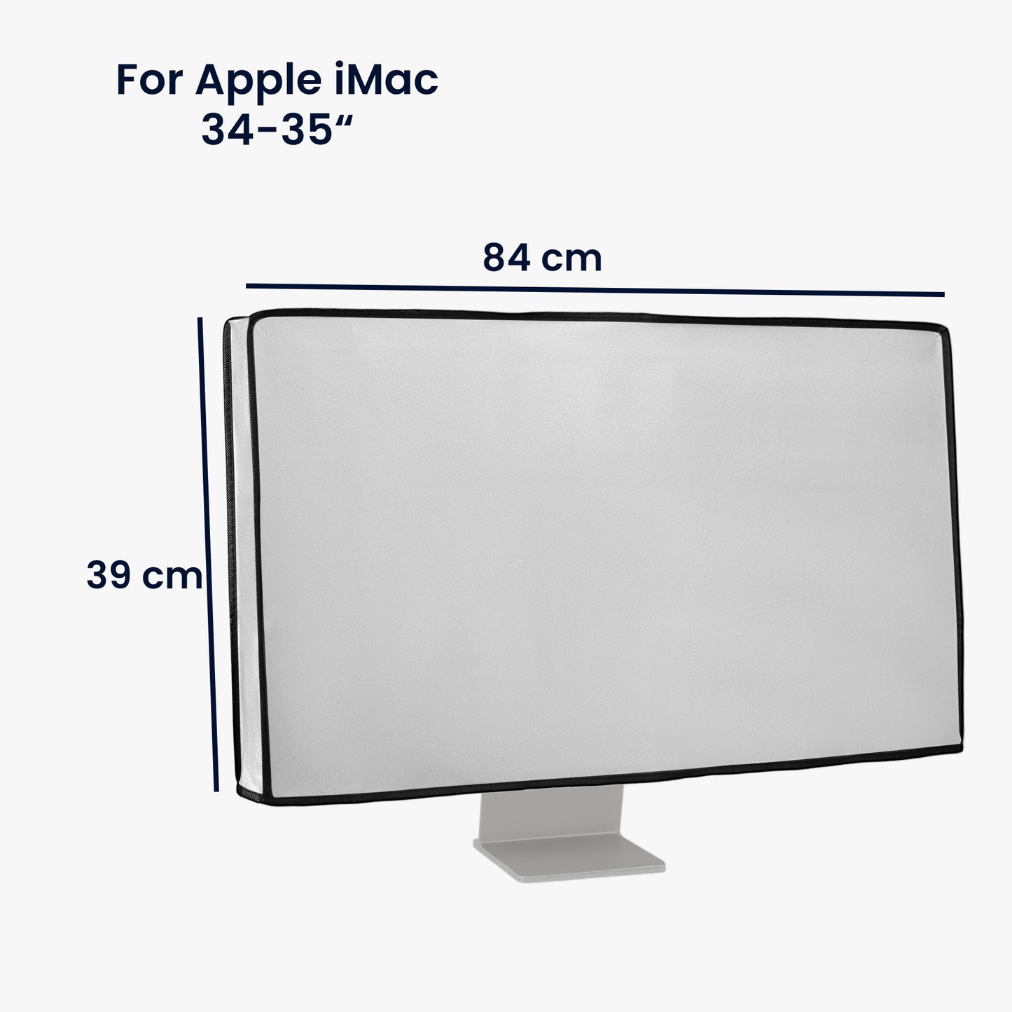 kwmobile Protective Cover compatible with 34-35" Monitor - PC Screen Cover - Computer Cover Case
