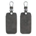 kwmobile Car Key Cover Compatible with Renault 4-Button Smart Key (Keyless Go Only) - Faux Leather Protective Case Key Cover