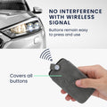 kwmobile Car Key Cover Compatible with Renault 4-Button Smart Key (Keyless Go Only) - Faux Leather Protective Case Key Cover