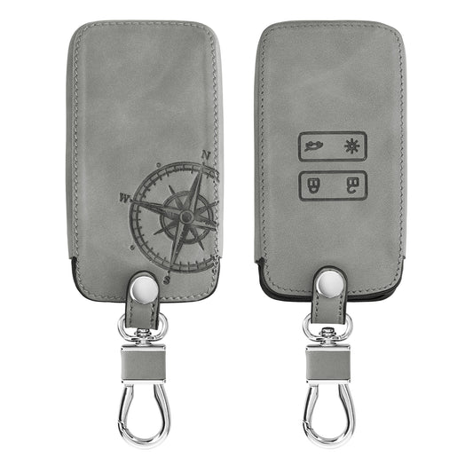 kwmobile Car Key Shell compatible with Renault 4-Button Smart Key (Keyless Go only) Protective Cover