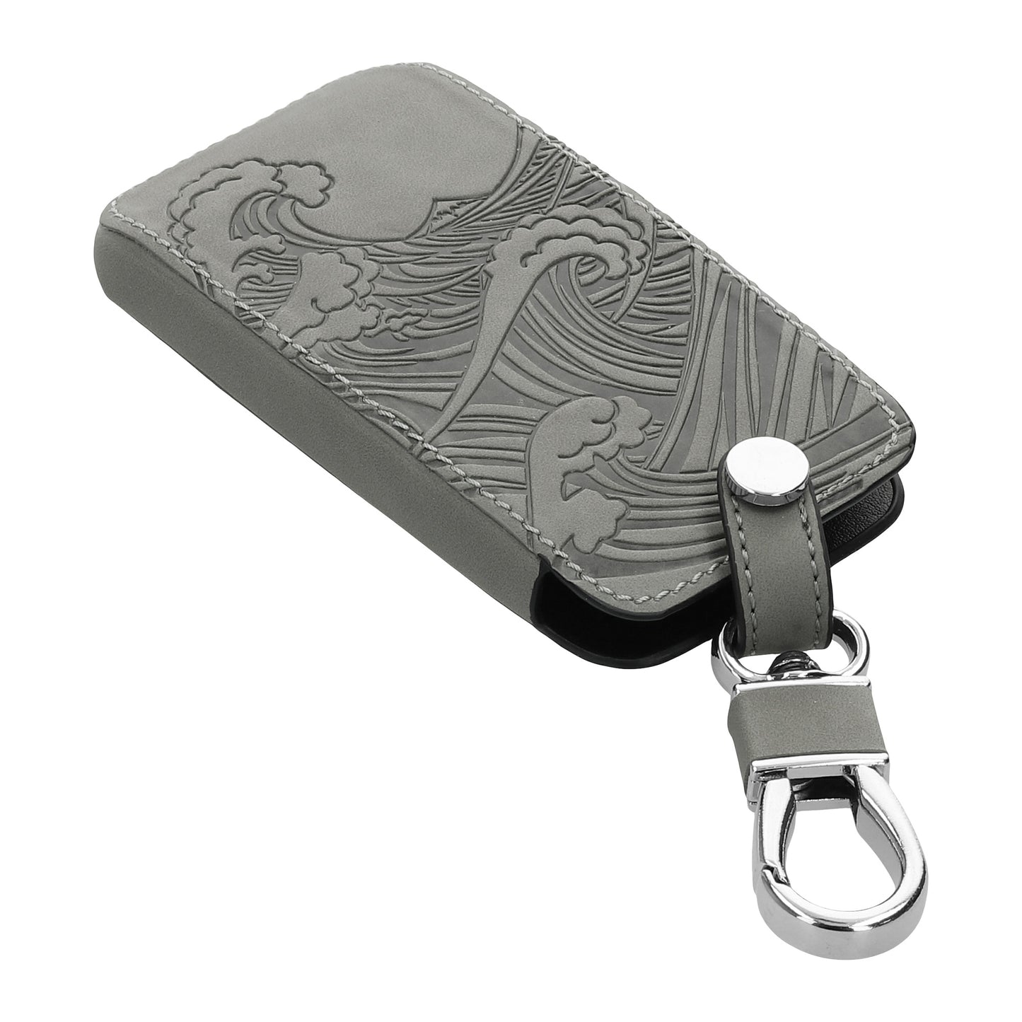 kwmobile Car Key Shell compatible with Renault 4-Button Smart Key (Keyless Go only) Protective Cover