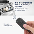 kwmobile Car Key Fob Cover compatible with VW Skoda Seat 3-button Car Key Fob Faux Leather Protective Case Key Shell Cover