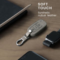VW Skoda Seat 3-Button Faux Leather Silicone Car Key Cover