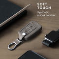 VW Golf 7 MK7 3-Button Silicone Car Key Cover Faux Suede Heart