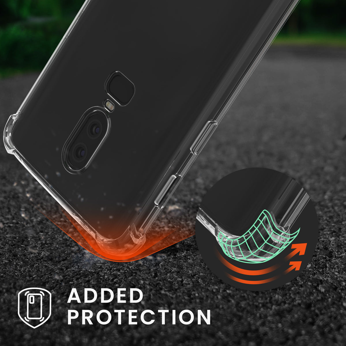 OnePlus 6 Silicone Necklace Phone Case