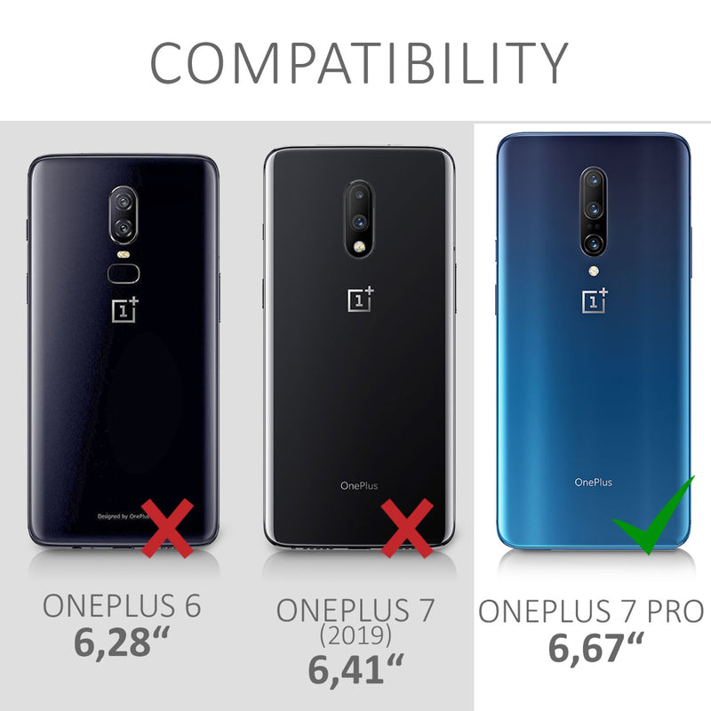 OnePlus 7 Pro Shockproof Hard Case with TPU Bumper