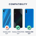 kwmobile Necklace Case compatible with Samsung Galaxy A50 Cover