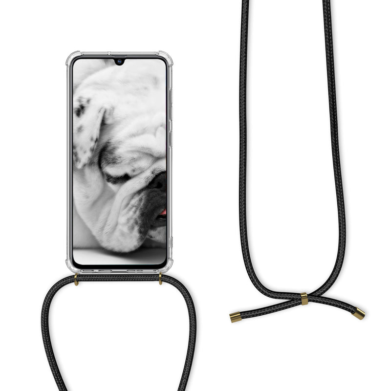 kwmobile Necklace Case Compatible with Samsung Galaxy A70 Silicone Cover with Lanyard Mobile Phone Case