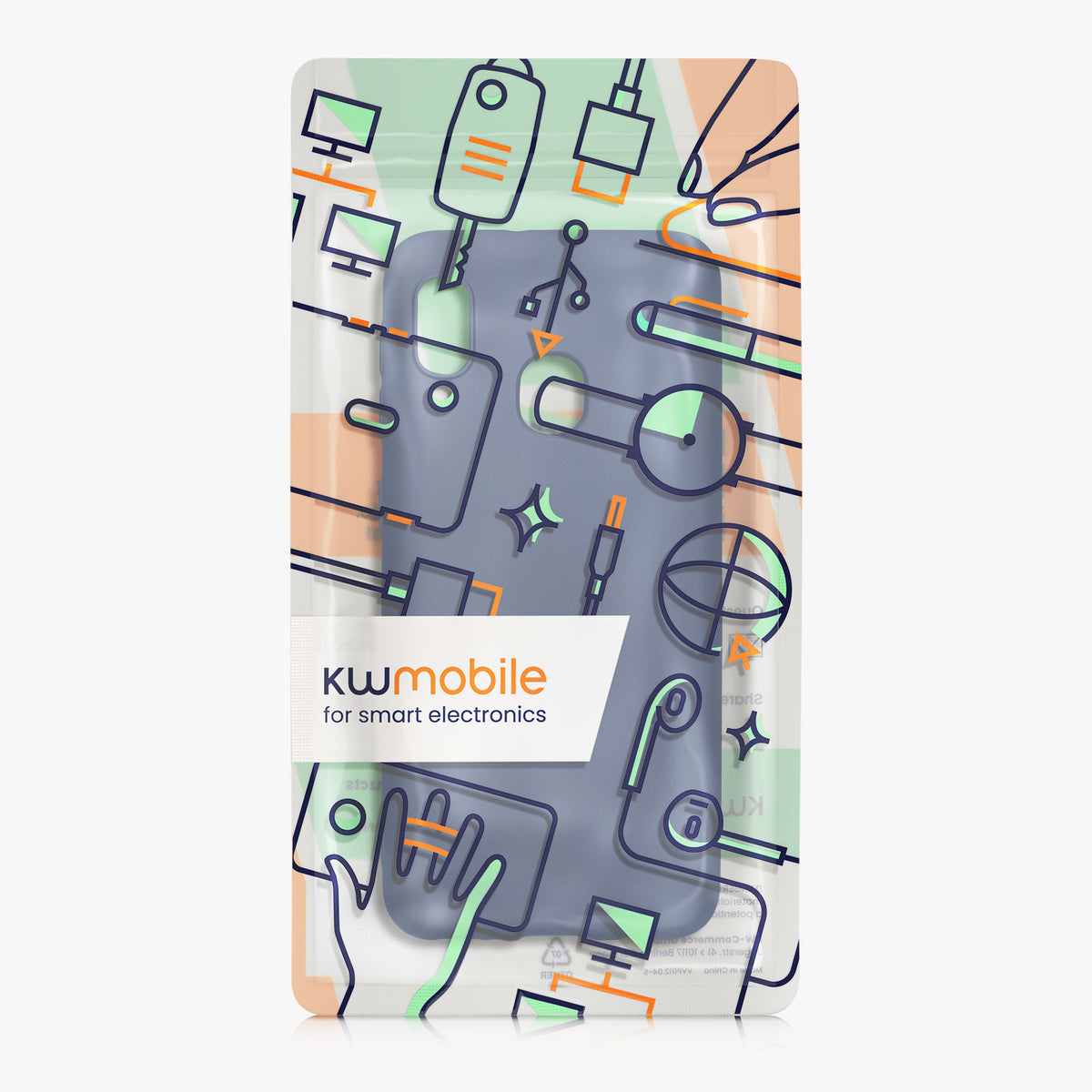 Samsung Galaxy A20e Silicone Phone Case Metallic