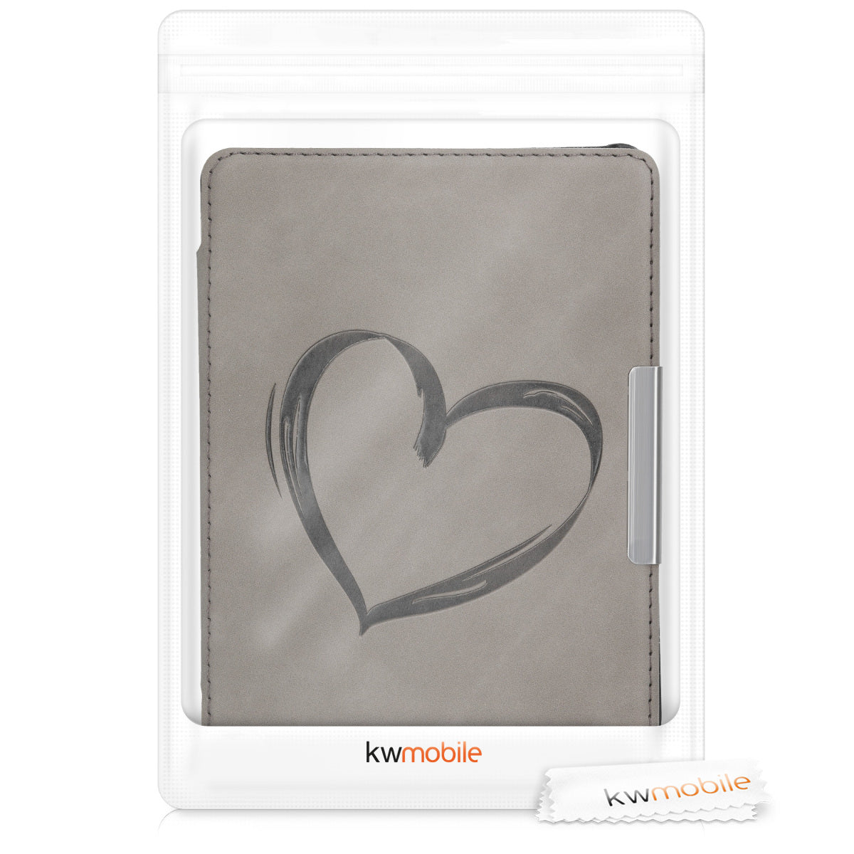 kwmobile Protective Case for Tolino Shine 3 - eReader Cover Made of Faux Leather with Auto Sleep Function