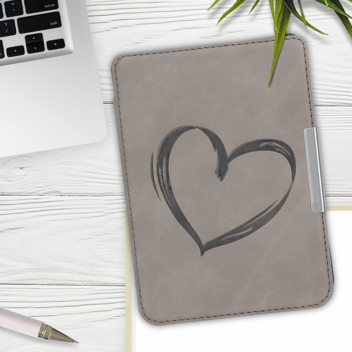 kwmobile Protective Case for Tolino Shine 3 - eReader Cover Made of Faux Leather with Auto Sleep Function