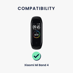 kwmobile Uhrenarmband für Xiaomi Mi Band 4 / Mi Band 3 Armband - Fitnesstracker Band Set aus Silikon - Ersatzarmband