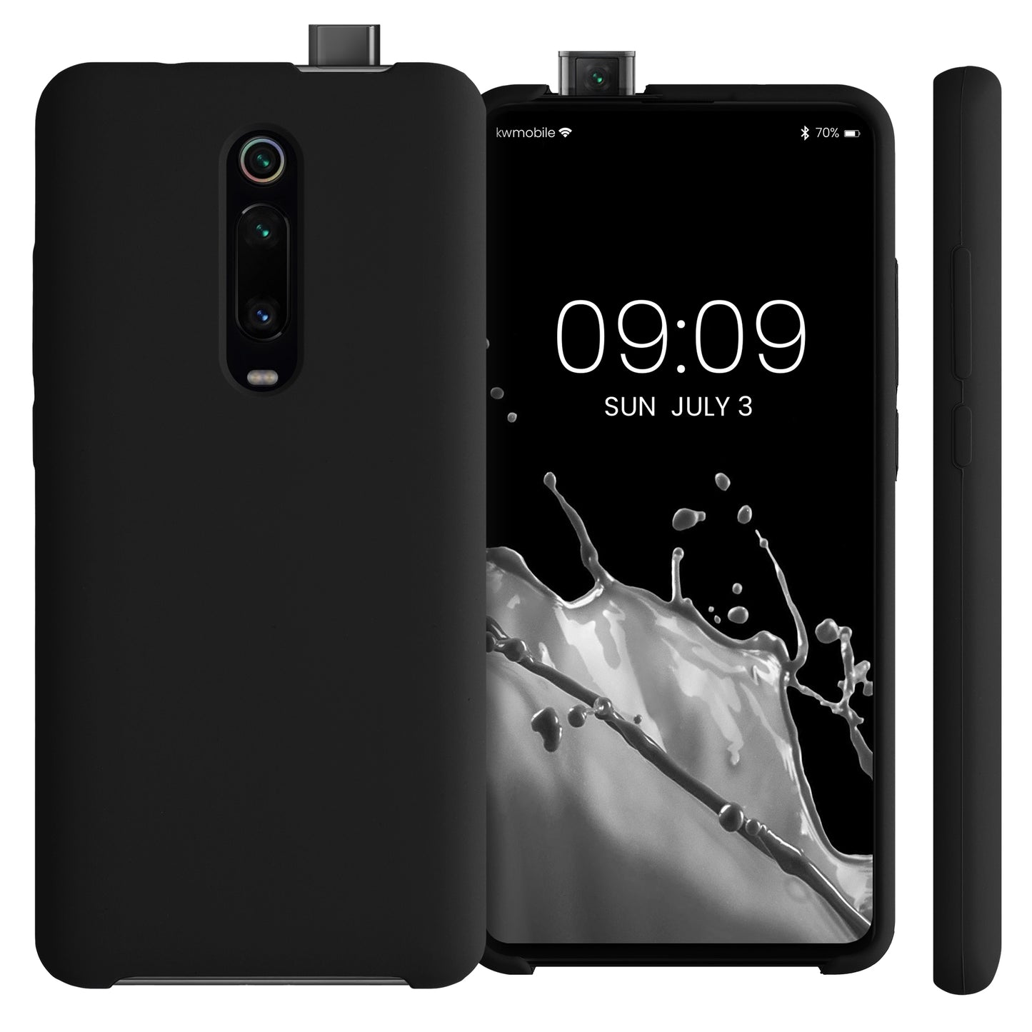 kwmobile Phone Case for Xiaomi Mi 9T (Pro) / Redmi K20 (Pro) - Silicone Case - Wireless Charging - Protective Cover