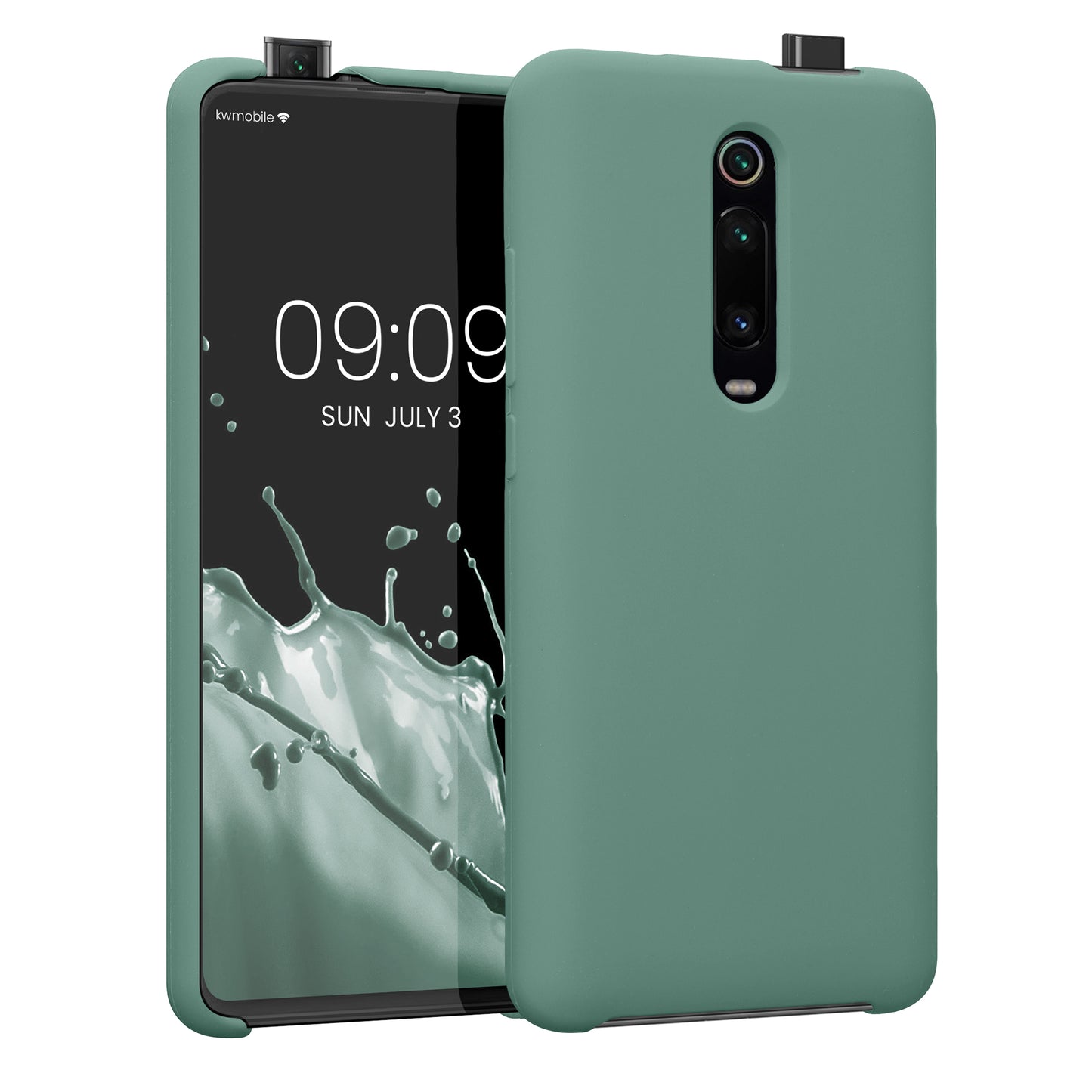 kwmobile Phone Case for Xiaomi Mi 9T (Pro) / Redmi K20 (Pro) - Silicone Case - Wireless Charging - Protective Cover
