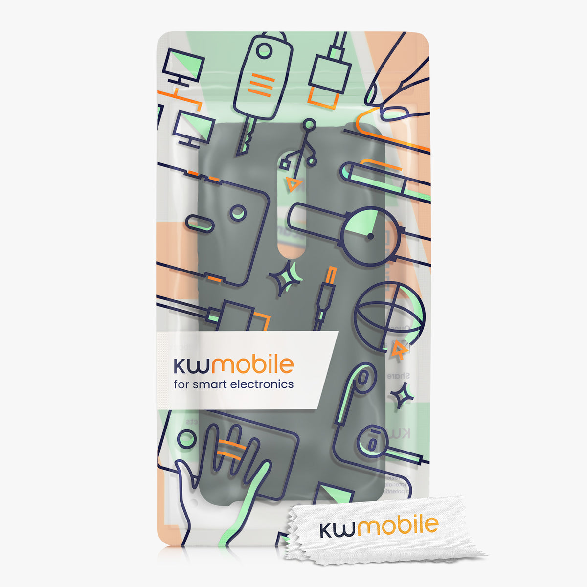 kwmobile Phone Case for Xiaomi Mi 9T (Pro) / Redmi K20 (Pro) - Silicone Case - Wireless Charging - Protective Cover
