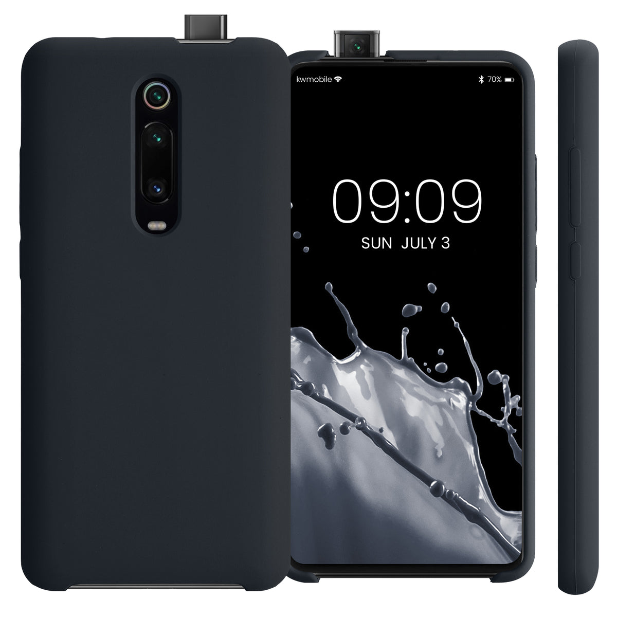 kwmobile Phone Case for Xiaomi Mi 9T (Pro) / Redmi K20 (Pro) - Silicone Case - Wireless Charging - Protective Cover
