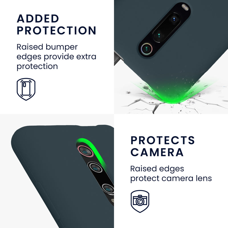 kwmobile Phone Case for Xiaomi Mi 9T (Pro) / Redmi K20 (Pro) - Silicone Case - Wireless Charging - Protective Cover