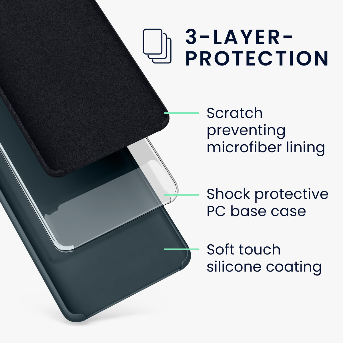 kwmobile Phone Case for Xiaomi Mi 9T (Pro) / Redmi K20 (Pro) - Silicone Case - Wireless Charging - Protective Cover