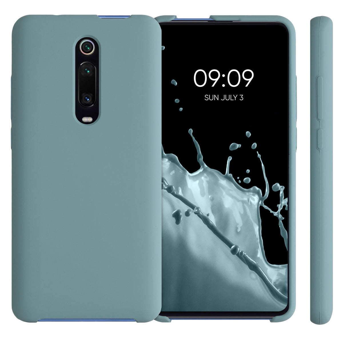 kwmobile Phone Case for Xiaomi Mi 9T (Pro) / Redmi K20 (Pro) - Silicone Case - Wireless Charging - Protective Cover