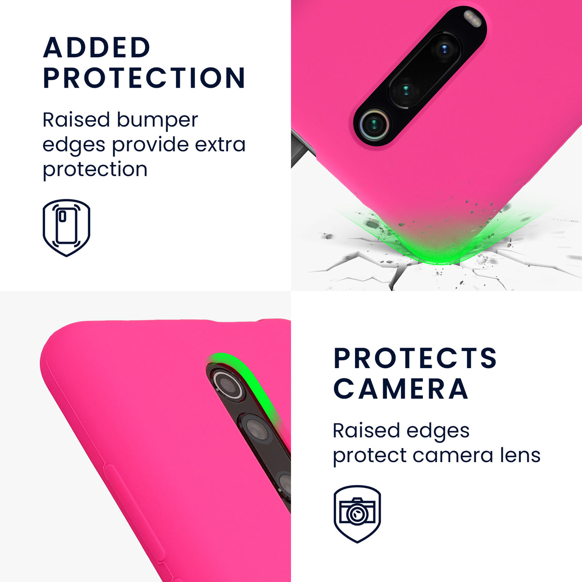 kwmobile Phone Case for Xiaomi Mi 9T (Pro) / Redmi K20 (Pro) - Silicone Case - Wireless Charging - Protective Cover