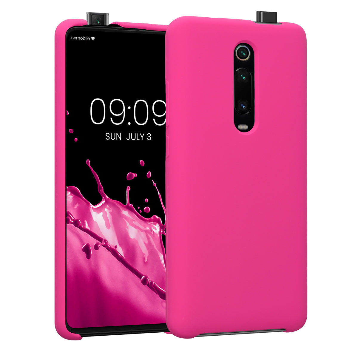 kwmobile Phone Case for Xiaomi Mi 9T (Pro) / Redmi K20 (Pro) - Silicone Case - Wireless Charging - Protective Cover