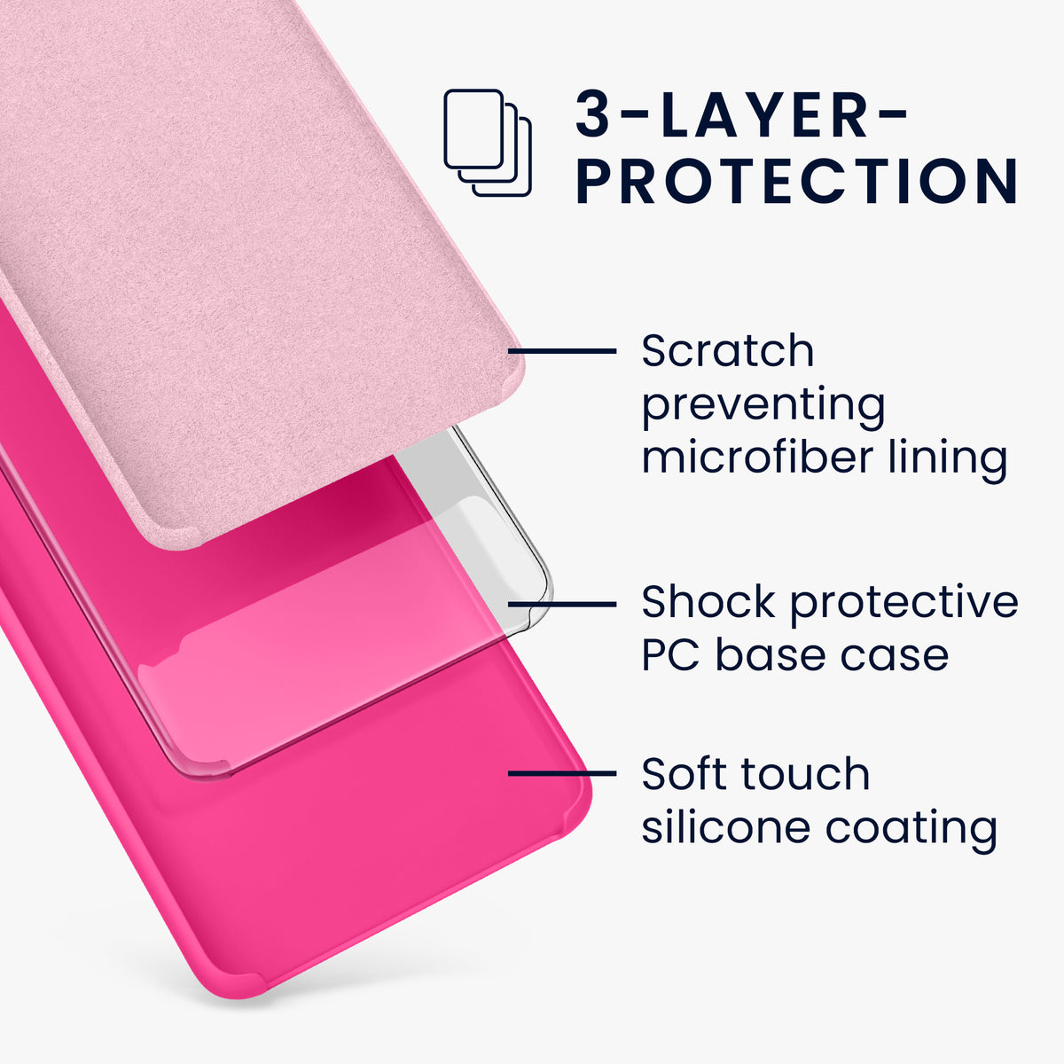 kwmobile Phone Case for Xiaomi Mi 9T (Pro) / Redmi K20 (Pro) - Silicone Case - Wireless Charging - Protective Cover