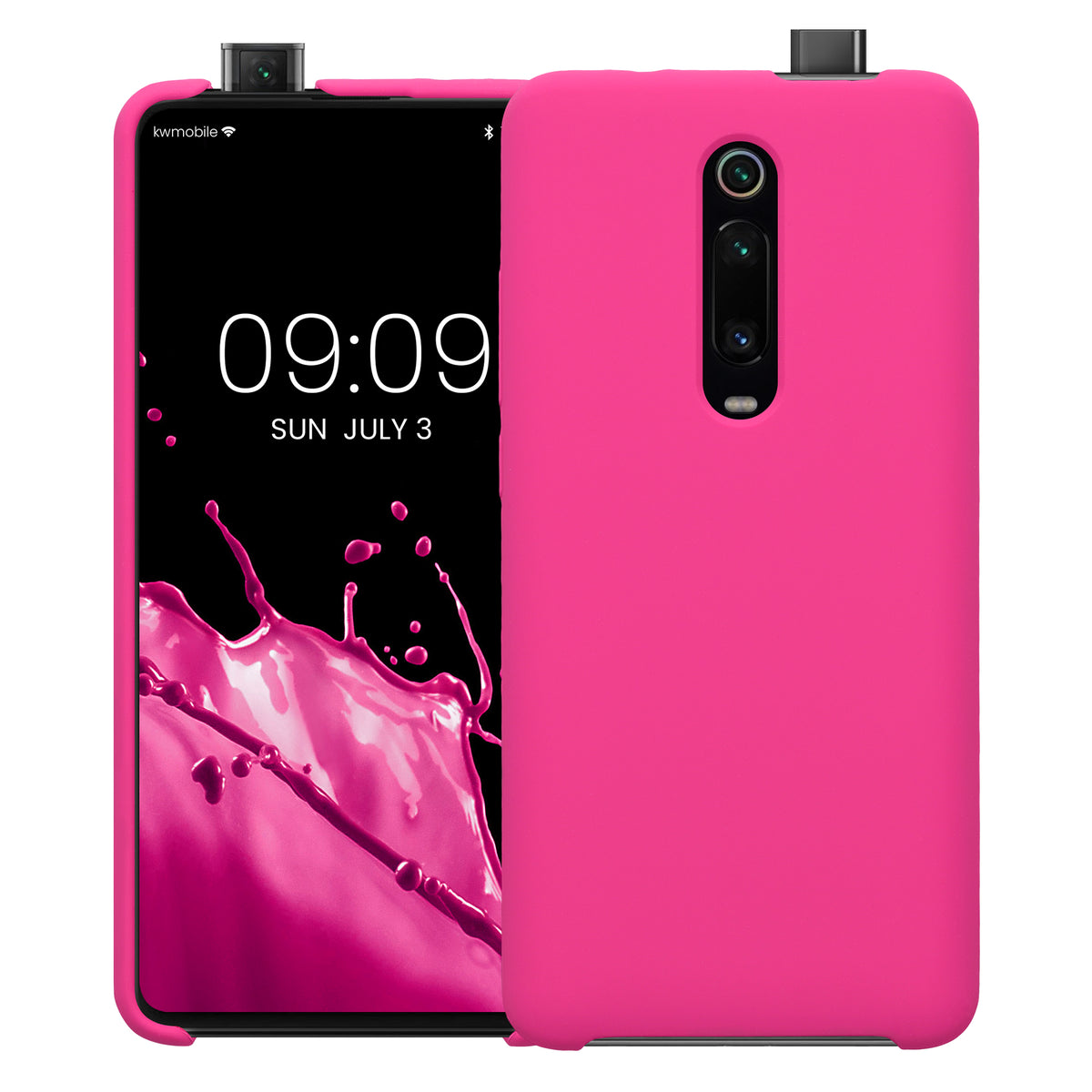 kwmobile Phone Case for Xiaomi Mi 9T (Pro) / Redmi K20 (Pro) - Silicone Case - Wireless Charging - Protective Cover