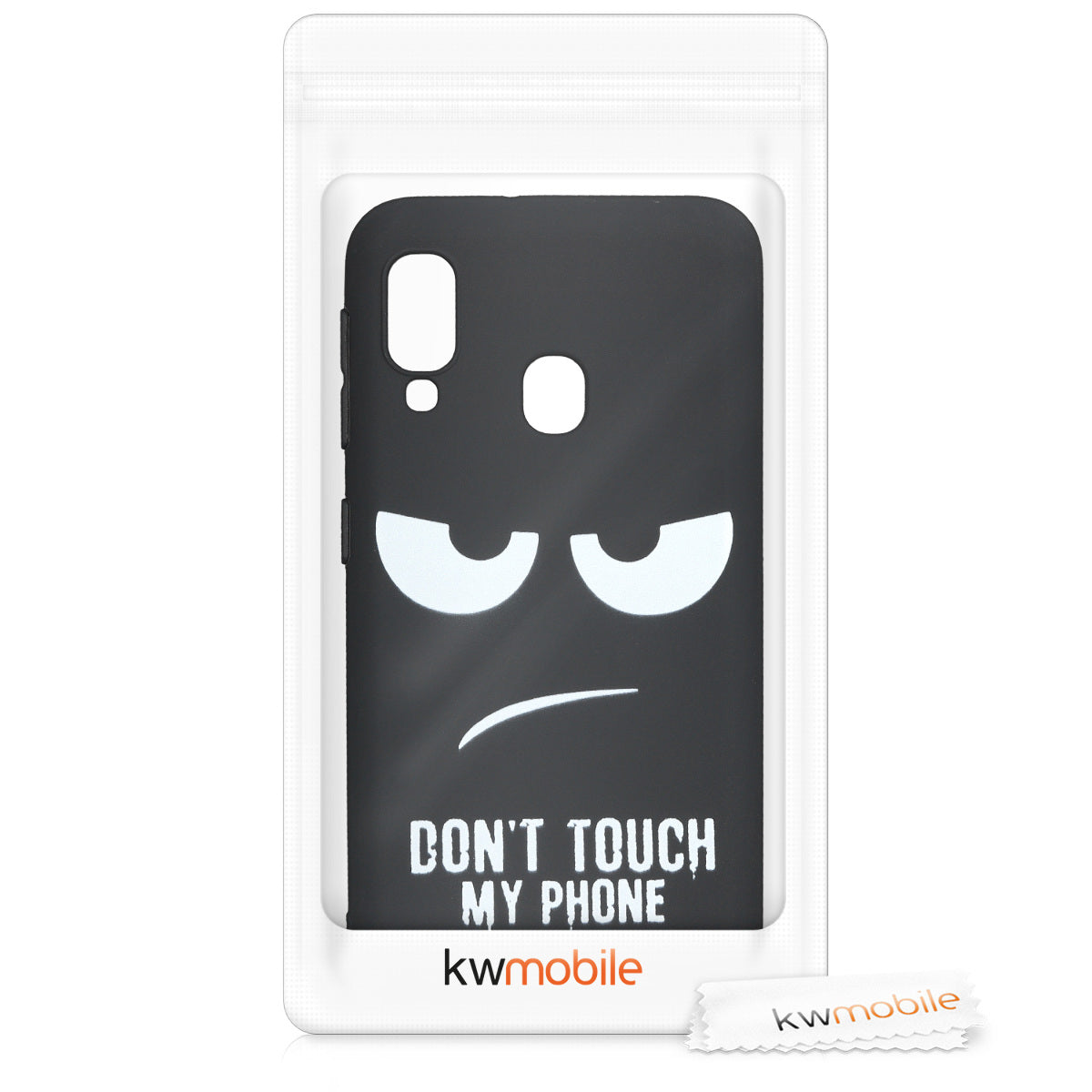 Samsung Galaxy A20e Silicone Phone Case Don't Touch My Phone