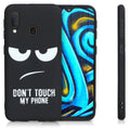 Samsung Galaxy A20e Silicone Phone Case Don't Touch My Phone