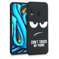 Samsung Galaxy A20e Silicone Phone Case Don't Touch My Phone